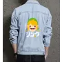 Supper Payaso Denim Jacket - Stylish Gift for Men - Retro Gaming Outerwear - Birthday Present