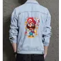 Supper Payaso Men's Denim Jacket - Gamer Gift - Vintage Style - Christmas Present