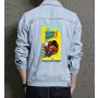 Supper Payaso Men's Jean Jacket - Retro Gaming Gift - Stylish Denim for Men - Holiday Present