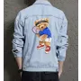 Teddy Badminton Jean Jacket for Men – Gift for Teen Boys – Christmas Gift