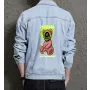 Teddy Bear Jean Jacket for Men – Gift for Streetwear Fans – Christmas Gift