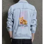 Teddy Bear Jean Jacket for Men – Gift for Streetwear Fans – Christmas Gift