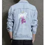 Teddy Bear Jean Jacket for Men – Gift for Streetwear Fans – Birthday Present