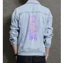 Teddy Bear Jean Jacket for Men – Gift for Streetwear Fans – Christmas Gift