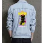 Teddy Bear Jean Jacket for Men – Gift for Streetwear Fans – Christmas Gift