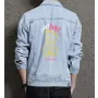 Teddy Bear Jean Jacket for Men – Gift for Streetwear Fans – Holiday Gift
