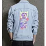 Teddy Bear Jean Jacket for Men – Gift for Streetwear Fans – Christmas Gift
