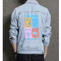 Teddy Bear Jean Jacket for Men – Gift for Streetwear Fans – Christmas Gift