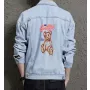 Teddy Bear Jean Jacket for Men – Gift for Teen Boys – Christmas Gift