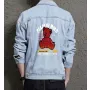 Teddy Bear Jean Jacket for Men – Gift for Teen Boys – Birthday Present