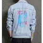 Teddy Bear Jean Jacket for Men – Gift for Teen Boys – Christmas Gift