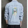 Teddy Bear Jean Jacket for Men – Gift for Teen Boys – Christmas Gift