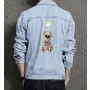 Teddy Bear Jean Jacket for Men – Gift for Teen Boys – Christmas Gift