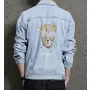 Teddy Bear Jean Jacket for Men – Gift for Teen Boys – Birthday Present