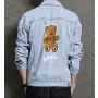 Teddy Bear Jean Jacket for Men – Gift for Teen Boys – Christmas Gift