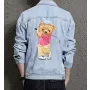Teddy Golf Jean Jacket for Men – Gift for Streetwear Fans – Christmas Gift