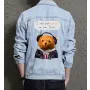 Teddy I Will Put Smile in Your Face Jean Jacket for Men – Gift for Boyfriends – Birthday Present