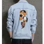 Teddy In school Jean Jacket for Men – Gift for Teen Boys – Back-to-school Gift