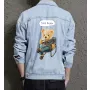 Teddy Just relax Jean Jacket for Men – Gift for Streetwear Fans – Christmas Gift