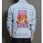 Teddy Made My Heart Sing Jean Jacket for Men – Gift for Boyfriends – Christmas Gift
