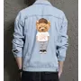 Teddy Make Life Jean Jacket for Men – Gift for Streetwear Fans – Birthday Present