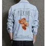 Teddy Pick Me Jean Jacket for Men – Gift for Streetwear Fans – Birthday Present