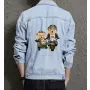 Teddy the Journey begin Jean Jacket for Men – Gift for Streetwear Fans – Birthday Present