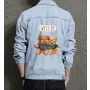 Teddy Will Be Friend4ver Jean Jacket for Men – Gift for Streetwear Fans – Birthday Present