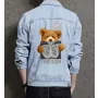 Teddy You See Me through Jean Jacket for Men – Gift for Boyfriends – Christmas Gift