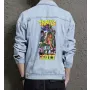 Travis Scott Bootleg Jean Jacket for Men – Gift for Streetwear Fans – Birthday Present